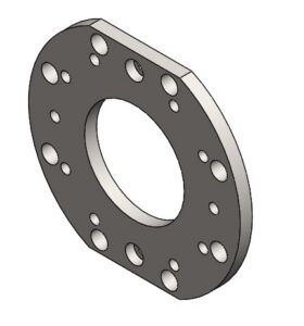 500383 Flange Adapter 5.0 Vlv x 6.0 ASME Hale 12 Bolt